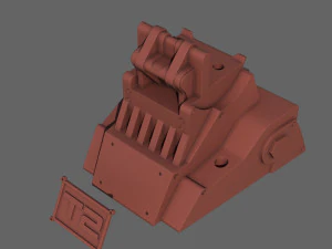terminator t-800 torso bust for 3d printing 3D Print Model