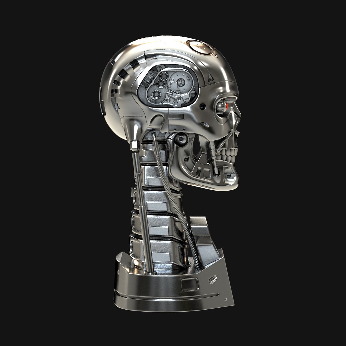 Terminator skull model image