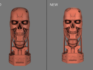 terminator t-800 skull bust v2 Modello di stampa 3D