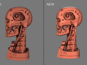 terminator t-800 skull bust v2 Modello di stampa 3D