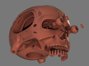 terminator t-800 skull bust v2 Modello di stampa 3D