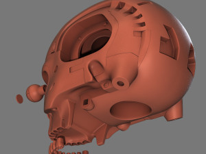 terminator t-800 skull bust v2 Modello di stampa 3D