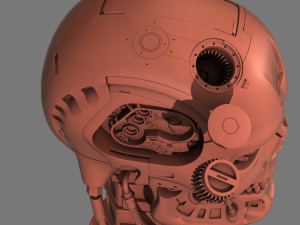 terminator t-800 skull bust v2 Modello di stampa 3D