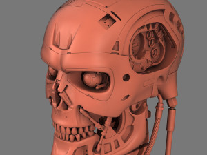 terminator t-800 skull bust v2 Modello di stampa 3D