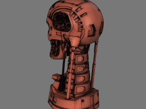 terminator t-800 skull bust v2 Modello di stampa 3D