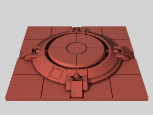Super button portal 2 3D Print Model