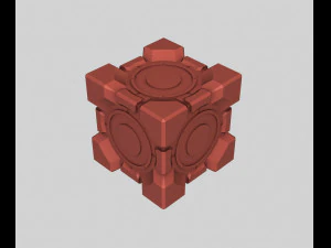 Super button portal 2 3D Print Model