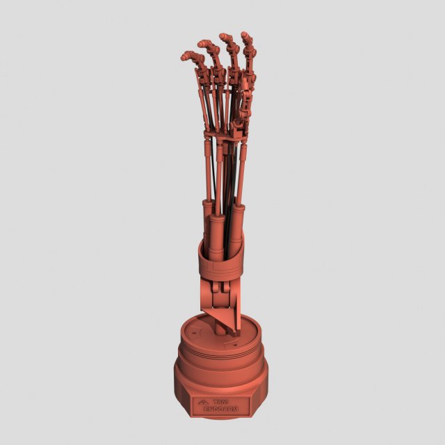 terminator t-800 endoarm for 3d printing 3D-printmodel .c4d .max .obj .3ds .fbx .stl .blend 
