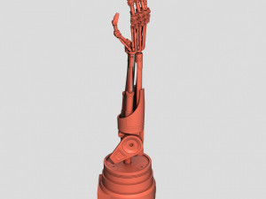 terminator t-800 endoarm for 3d printing 3D-printmodel