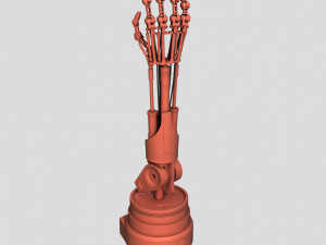 terminator t-800 endoarm for 3d printing 3D-printmodel