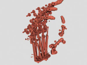 terminator t-800 endoarm for 3d printing 3D Print Model