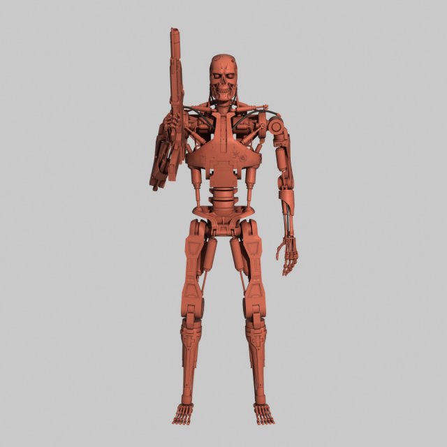 terminator t-800 endoskeleton for 3d printing Modelo de impresión 3D .c4d .max .obj .3ds .fbx .stl .blend 
