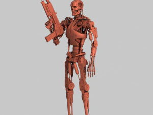 Endoesqueleto terminator t-800 para impresi&oacute;n 3d Modelo de impresión 3D