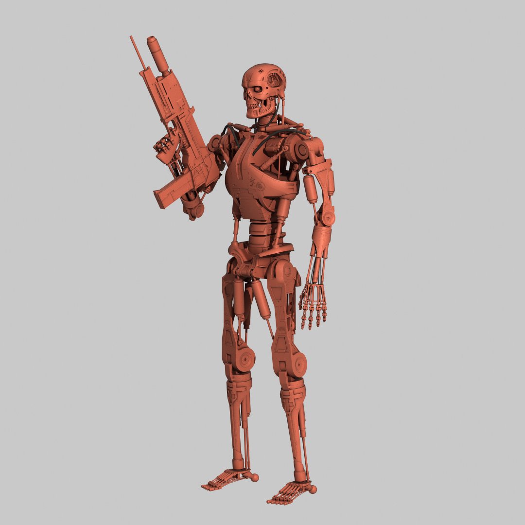 Terminator T800 Endoskeleton for 3d printing Modelo 3D in