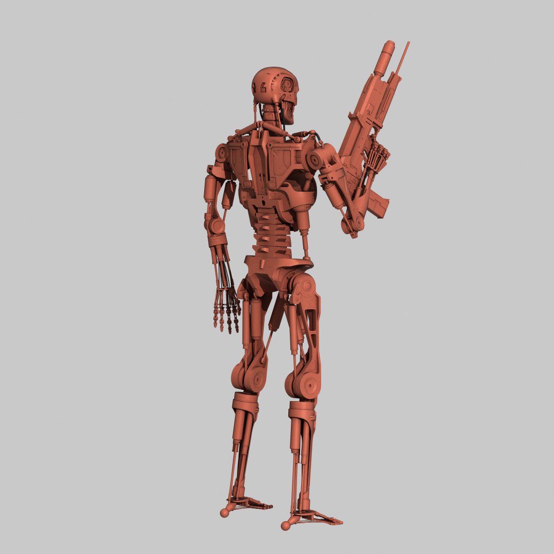 Terminator T800 Endoskeleton for 3d printing 3D Model in