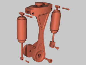 Endoesqueleto terminator t-800 para impresi&oacute;n 3d Modelo de impresión 3D