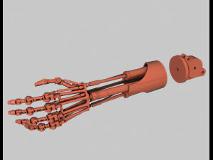 Endoesqueleto terminator t-800 para impresi&oacute;n 3d Modelo de impresión 3D