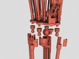 terminator t-800 endoskeleton for 3d printing Modelo de impresión 3D