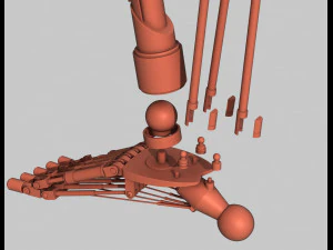 Endoesqueleto terminator t-800 para impresi&oacute;n 3d Modelo de impresión 3D