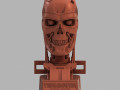 Terminator t-800 genisys skull bust v2 3D Принт Модель