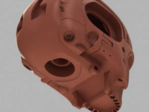 Terminator t-800 genisys skull bust v2 3D Print Model