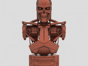 terminator genisys t-800 bust 3D Принт Модель