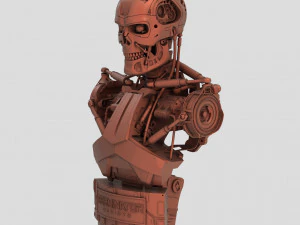 terminator genisys t-800 bust 3D Print Model