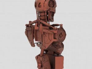 terminator genisys t-800 bust 3D प्रिंट मॉडल