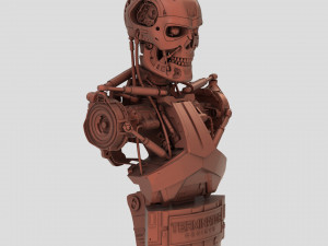 terminator genisys t-800 bust 3D प्रिंट मॉडल