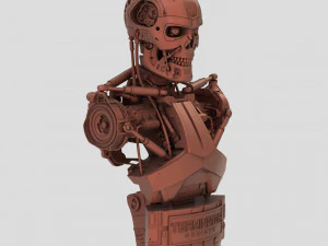 terminator genisys t-800 bust 3D Print Model