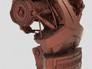 terminator genisys t-800 bust 3D Print Model