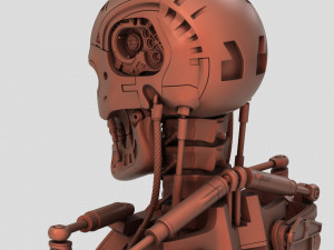 terminator genisys t-800 bust 3D प्रिंट मॉडल