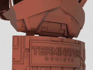 terminator genisys t-800 bust 3D Print Model