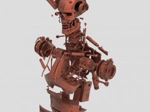 terminator genisys t-800 bust 3D Print Model
