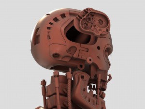 terminator genisys t-800 bust 3D प्रिंट मॉडल