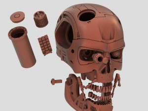 terminator genisys t-800 bust 3D प्रिंट मॉडल