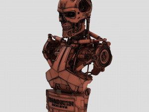 terminator genisys t-800 bust 3D प्रिंट मॉडल