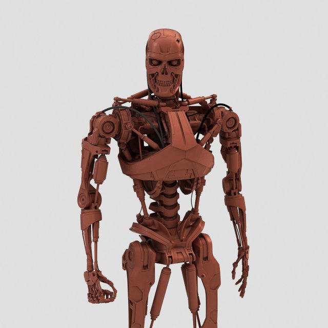 terminator t-800 genisys endoskeleton 3D Baskı Modeli .c4d .max .obj .3ds .fbx .stl .blend 