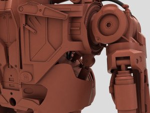 terminator t-800 genisys endoskeleton 3D Baskı Modeli