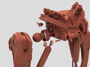 terminator t-800 genisys endoskeleton 3D Baskı Modeli