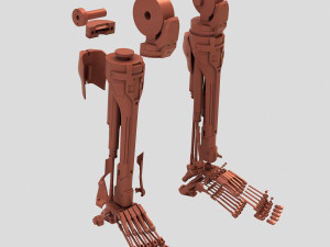 terminator t-800 genisys endoskeleton 3D Baskı Modeli