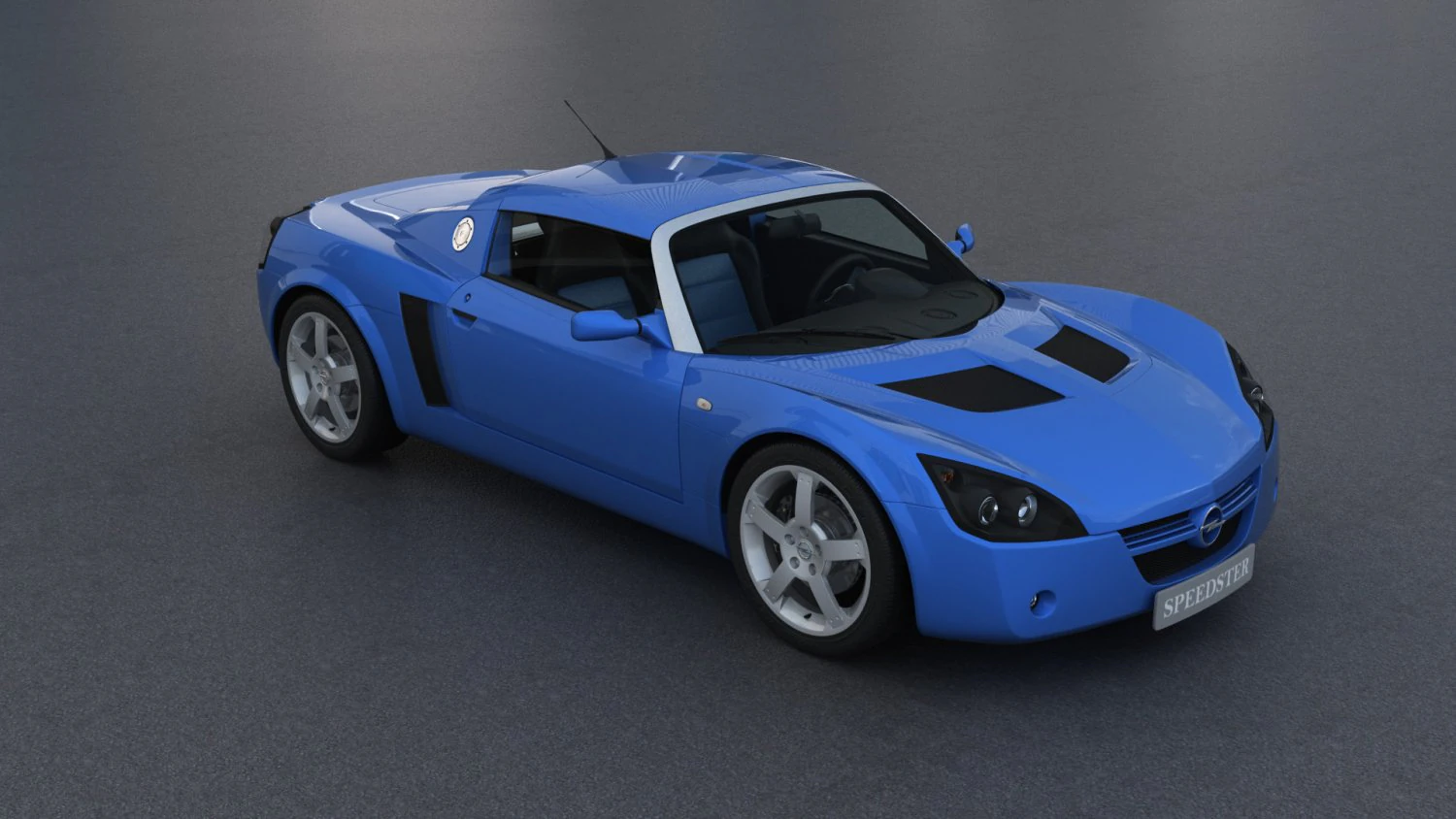 Opel Speedster 3D Model .c4d .max .obj .3ds .fbx .stl .blend 