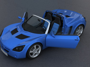 Opel Speedster 3D Model