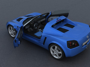 Opel Speedster 3D Model