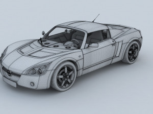 Opel Speedster 3D Model