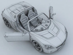 Opel Speedster 3D Model