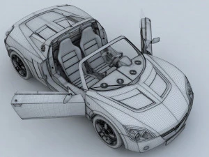 Opel Speedster 3D Model