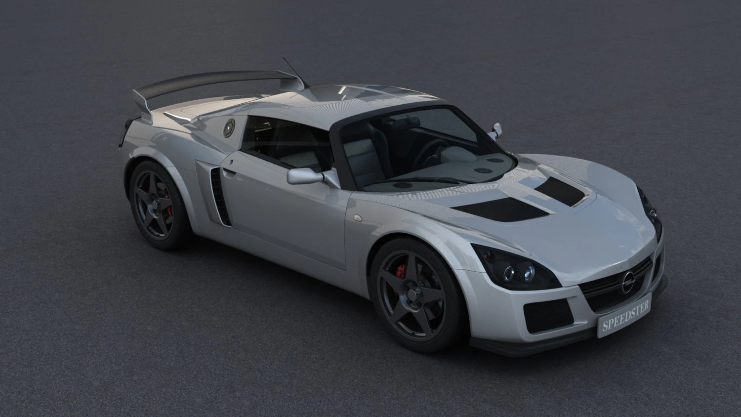 Opel Speedster Tuning 3D Model .c4d .max .obj .3ds .fbx .stl .blend 