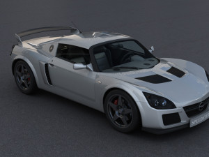 Opel Speedster Tuning 3D Model