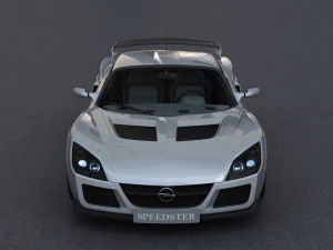 Opel Speedster Tuning 3D Model